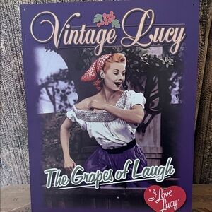 Vintage Lucy 'The Grapes of Laugh' Poster